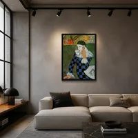 Harlekijn leunt — Moderne loft