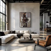 Harlekijn met viool — Moderne loft