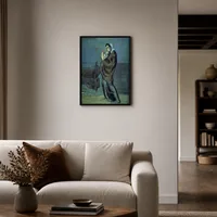 Moeder en kind op het strand — Moderne loft