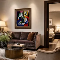 Vrouw met boek — Boutiquehotel
