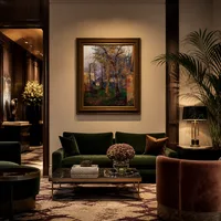 Verlaten tuin in Rouen — Boutiquehotel