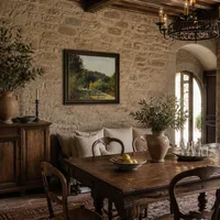 Een weg in Louveciennes — Italiaanse villa