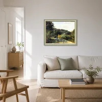Een weg in Louveciennes — Scandinavisch huis
