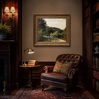 Een weg in Louveciennes — Klassieke bibliotheek