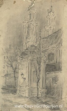 Kerk in Vilnius Kerk in Vilnius