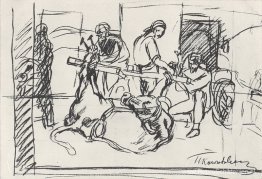 Smeden van buffels. Studie. Smeden van buffels. Studie.