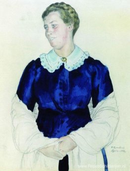 Portret van Elizabeth Michajlovna Botkina Portret van Elizabeth Michajlovna Botkina