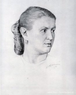 Portret van E.A. Krilova Portret van E.A. Krilova
