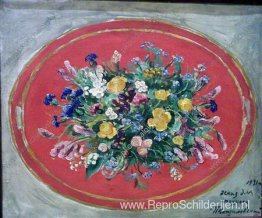 Stilleven. Veldboeket. Studie voor het dienblad. Stilleven. Veldboeket. Studie voor het dienblad.