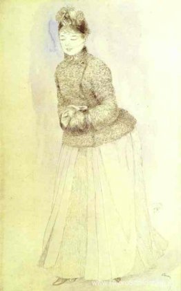 Vrouw met een mof Vrouw met een mof