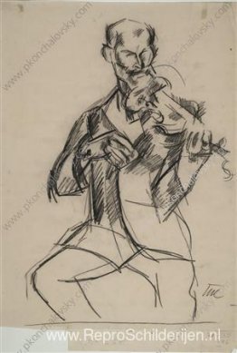 Portret van een violist Grigory Fedorovich Romashkov Portret van een violist Grigory Fedorovich Romashkov