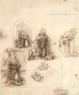 Studies voor een kerststal Studies voor een kerststal