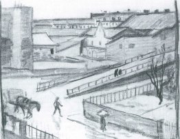 Schets van de brug Schets van de brug