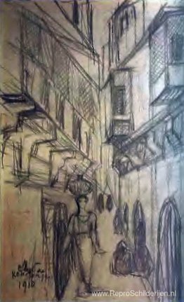 Een straat. Constantinopel. Een straat. Constantinopel.