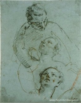 Venus en Adonis met Cupido Venus en Adonis met Cupido