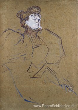 Portret van Misia Natanson Portret van Misia Natanson