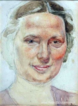 Portret van K.A. Yuon, vrouw van de kunstenaar Portret van K.A. Yuon, vrouw van de kunstenaar