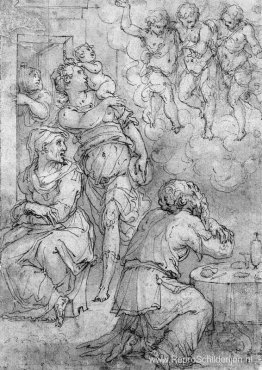 Abraham en de drie engelen Abraham en de drie engelen