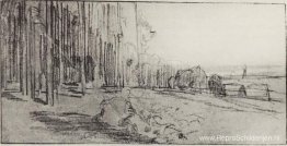 Dorp aan de rand van het bos Dorp aan de rand van het bos