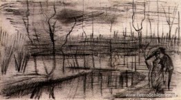 Park met figuren Park met figuren