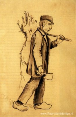 Man met een zak hout Man met een zak hout