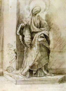 St. Dorothy met de mand met bloemen St. Dorothy met de mand met bloemen