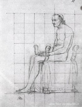 Naaktstudie van paus Pius VII Naaktstudie van paus Pius VII