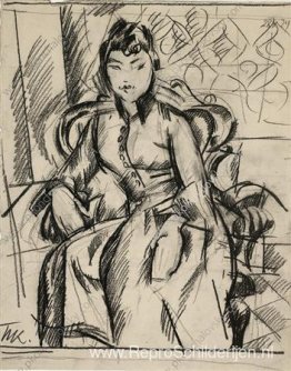 Portret van AE Goncz Portret van AE Goncz