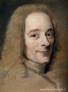 Voorbereiding op het portret van Voltaire Voorbereiding op het portret van Voltaire