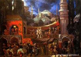 Decoratie voor "Entertainment voor de meisjes" van Kuzmin Decoratie voor "Entertainment voor de meisjes" van Kuzmin