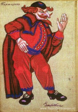 Kostuumontwerpen voor "Petroesjka" van Stravinsky in Metropolita Kostuumontwerpen voor "Petroesjka" van Stravinsky in Metropolita