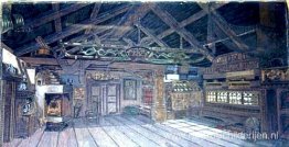 Sadko. Ontwerp voor de scènedecoratie. Sadko. Ontwerp voor de scènedecoratie.