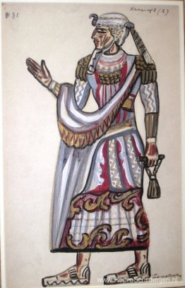 Kostuumstudie voor een kanselier uit "Die Zauberflöte" Kostuumstudie voor een kanselier uit "Die Zauberflöte"