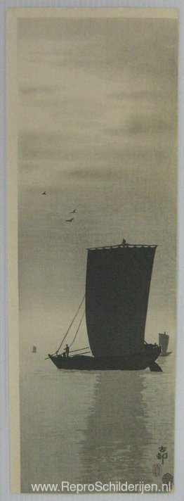 Vissersboten op zee Vissersboten op zee
