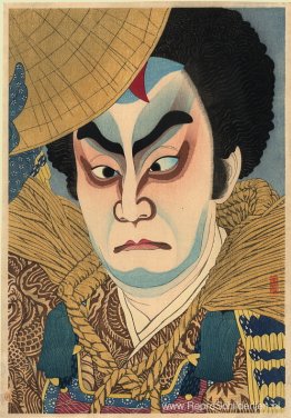 Ichiikawa Chusha in de rol van Mitsuhide Ichiikawa Chusha in de rol van Mitsuhide