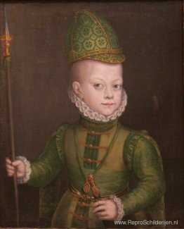Portret van een jongen aan het Spaanse hof Portret van een jongen aan het Spaanse hof