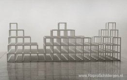 Structuur met drie torens Structuur met drie torens