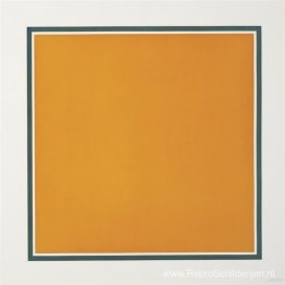 Een vierkant met kleuren over elkaar heen binnen een rand Een vierkant met kleuren over elkaar heen binnen een rand
