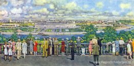 Moskou. Uitzicht op het Lenin-stadion in Loezjniki Moskou. Uitzicht op het Lenin-stadion in Loezjniki