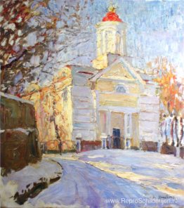 Winterlandschap met kerk Winterlandschap met kerk