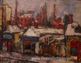 Winter op straat Winter op straat