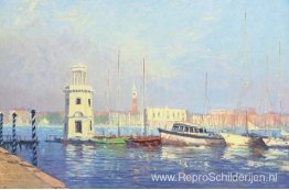 Uitzicht vanaf de jachthaven van St. Giorgio Uitzicht vanaf de jachthaven van St. Giorgio