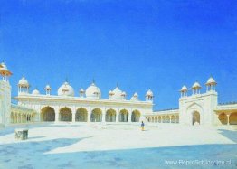 Moti Masjid (Parelmoskee), Agra Moti Masjid (Parelmoskee), Agra