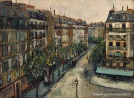 Custinestraat dichtbij Montmartre Custinestraat dichtbij Montmartre