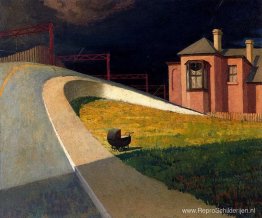 Storm naderen per spoor Storm naderen per spoor