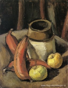 Stilleven met rode bananen Stilleven met rode bananen