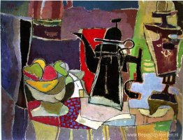 Zwarte kruik en Samowar Zwarte kruik en Samowar