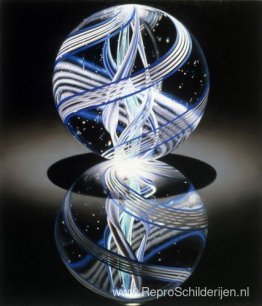 Solitaire Blauw, Marmer VI Solitaire Blauw, Marmer VI