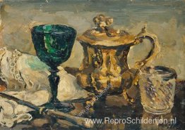 Stilleven. Het groene glas. Stilleven. Het groene glas.