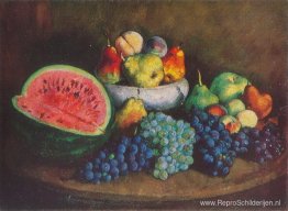 Watermeloen en druiven Watermeloen en druiven